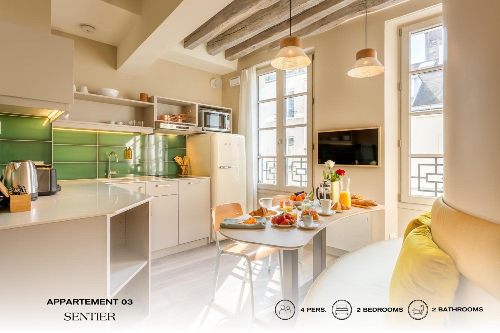 شقة Beauquartier - Sentier باريس المظهر الخارجي الصورة
