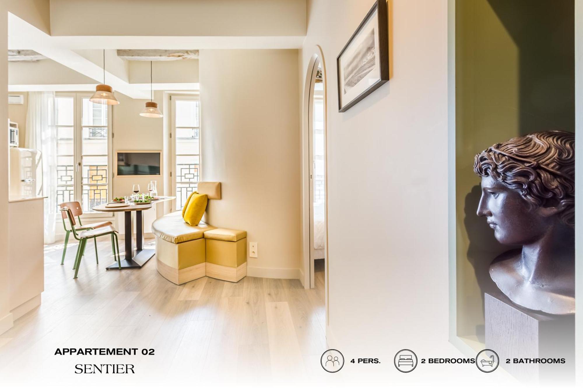 شقة Beauquartier - Sentier باريس المظهر الخارجي الصورة