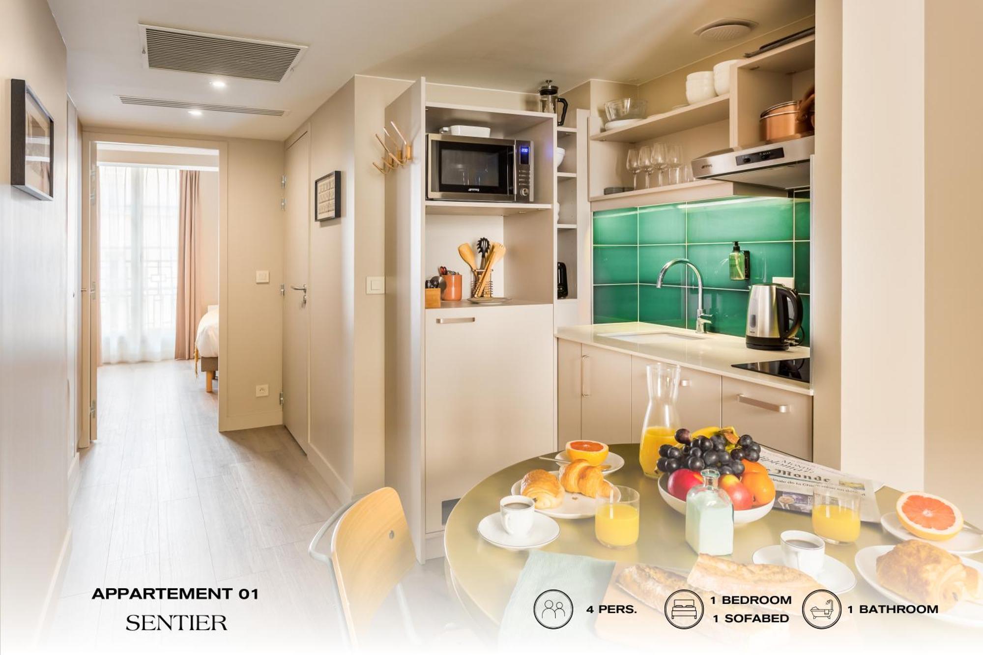 شقة Beauquartier - Sentier باريس المظهر الخارجي الصورة